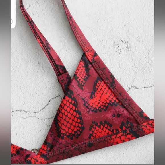 Zaful Women’s Snakeskin Print Bikini - Picture 8 of 9